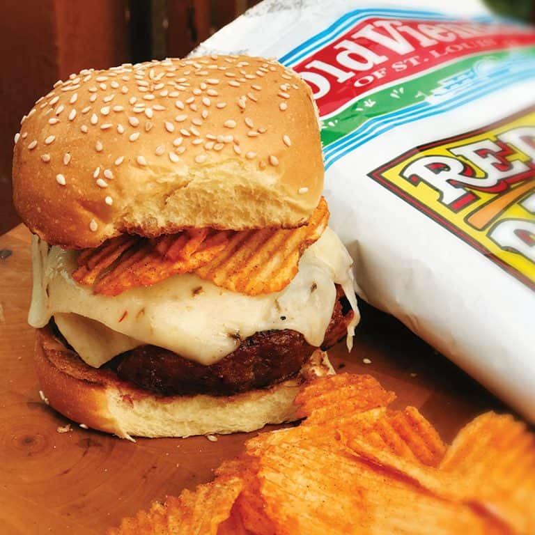 Red Riplets Red Hot Riplets Cheeseburgers - Old Vienna of St. Louis